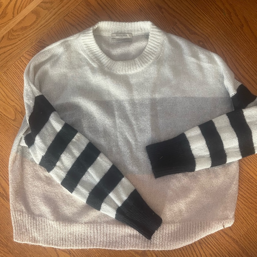 All saints striped sweater